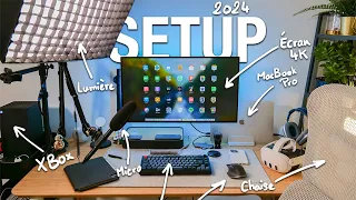 Autour du MacBook Pro voici mon SETUP COMPLET 2024 !