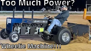 Miniature Tractor Pulling! I SMOKED THE CLUTCH IN MY TRACTOR!
