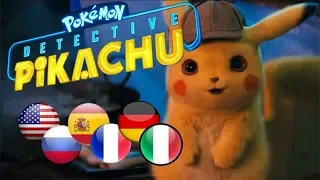 POKEMON Detective Pikachu Voice Comparison | 6 Different Languages