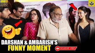 Challenging Star Darshan Ambarish Funny Moment Infront Of Media | Ambareesh Funny | #AmbarishComedy