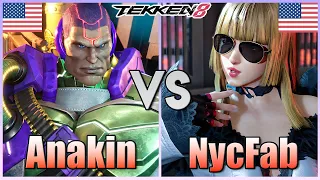 Tekken 8  ▰ Anakin (Jack 8) Vs NycFab (Lili) ▰ Ranked Matches!