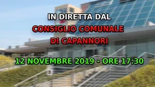 Consiglio Comunale Capannori - 12 novembre 2019