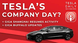 Tesla Company Day? Plus Gigafactory Shanghai and Gigafactory Buffalo Updates, Air Suspension Rumors