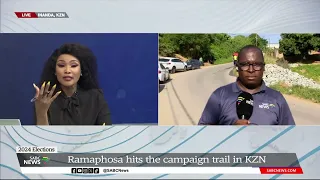 2024 Elections | ANC President Cyril Ramaphosa hits the campaign trail in KZN