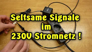 Seltsame Signale im  230 V Stromnetz !