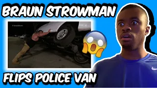 BRAUN STROWMAN FLIPS OVER POLICE VAN!!! | Reaction (Smackdown 6/5/20)