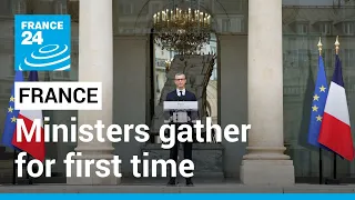 France's new cabinet: Ministers gather for first time after reshuffle • FRANCE 24 English