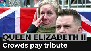 Queen Elizabeth II's funeral attracts huge crowds in London