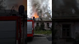 Пожар в Донецке 11.07.2019. В 5.45 утра