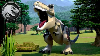 🦖 ¡T.rex suelto! | LEGO JURASSIC WORLD