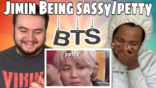 jimin being petty/sassy af REACTION