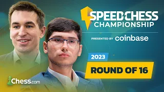 Speed Chess Championship 2023 Round of 16 | Alireza Firouzja v Dmitry Andreikin | !coinbase