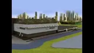 3D-визуализация фасадов здания ТЦ "Крестовский"