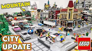 Big LEGO City Update! Mountain, Creek, Parking Lot, Farm & More