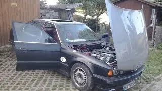 BMW E34 520 Turbo Build - Test run #1