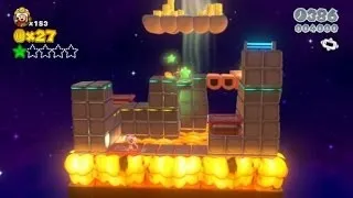 Super Mario 3D World 100% Walkthrough Part 40 - World Crown - Captain Toad's Fiery Finale