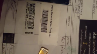 fake pamp swiss gold bar 5 gr 24 kt