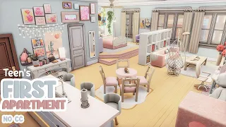 Teen's First Apartment 🧸 The Sims 4 Speed Build