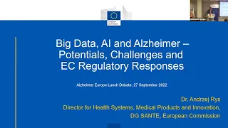 Andrzej Rys, Opportunities for dementia research from the proposed European Health Data Space