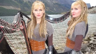 VIKINGS Theme (If I Had A Heart) Harp Twins - Electric Harp, Camille and Kennerly