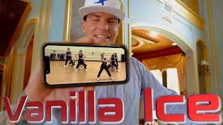 Vanilla Ice reacts to girls dance team performing Ice Ice Baby
