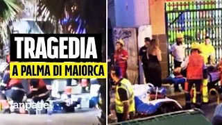 Palma di Maiorca, si continua a scavare dopo il crollo: “Terrazza troppo affollata causa cedimento”