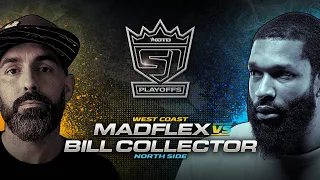 KOTD - Rap Battle - Madflex vs Bill Collector | #KOTDS1 Playoffs Rd. 2