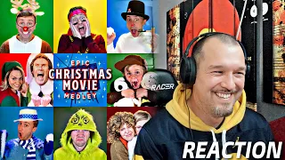 Lil’ Pete! | Epic Christmas Medley - Peter Hollens ft. Brian Hull & Geoff Castellucci | Reaction