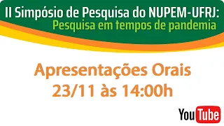 Apresentações Orais - Dia 23/11