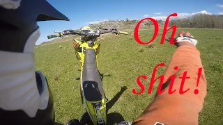 Raw 2 stroke wheelies + fails! Suzuki RM 85 2007