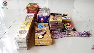 FIREWORKS STASH WORTH OF RS 1000 || HAPPY DIWALI || FUN2SH