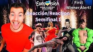 Eurovision 2023 Semifinal 1 Reacción/Reaction Actuaciones/Performances + Qualifiers