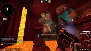 CS GO   Zombie Escape Mod   ze minecraft adventure v1 3d Level 1 2 GFL Server