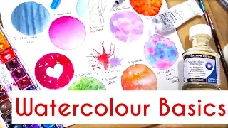10 Easy Watercolour Techniques For Beginners: Watercolour painting tutorial, tips & basics