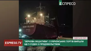 Зернова ініціатива: з українських портів вийшли ще 5 суден із продовольством