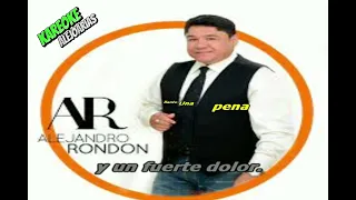 Alejandro Rondon "Eso No Se Puede" (KAREOKE)