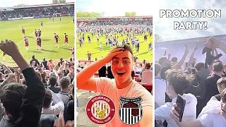 THE MOMENT STEVENAGE WON PROMOTION To LEAGUE ONE! *PITCH INVASION SCENES*