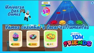 vamos cozinhar e tocar instrumentos my talking tom amigos gameplay 2024