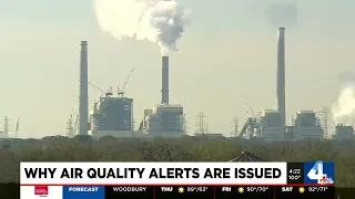 What prompts an Air Quality Alert?