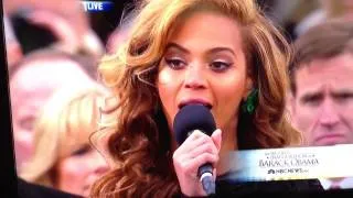 Beyonce Sings National Anthem 2013