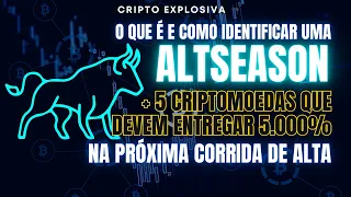 5 CRIPTOMOEDAS QUE PODEM SUBIR ATÉ 5.000% | ALTSEASON | ANÁLISE DE CRIPTOMOEDAS