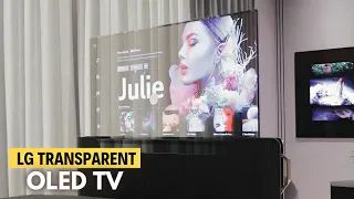 New LG Transparent OLED TV | Future of Television is Here