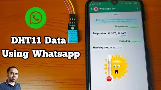 Temperature and Humidity Monitor Using Whatsapp and ESP8266 | Twilio API | ThingESP
