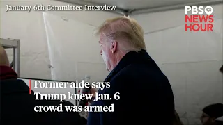 WATCH: Former aide says Trump knew Jan. 6 crowd was armed #shorts