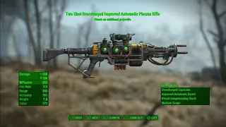 Fallout 4 Best weapons series: 2 SHOT PLASMA RIFLE, 138+138 dmg