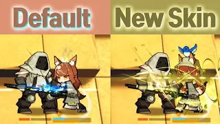 [Arknights] Franka 「Rainforest, Me, Rainbow」 Skin VS Default Skin