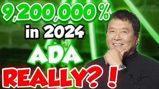 ADA WILL MAKE YOU RICH BY 2024 HERE'S WHY - CARDANO PRICE PREDCTION & NEWS