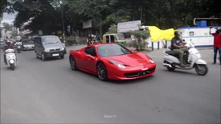 F1 SOUND! Loudest Ferrari in INDIA on Inconel Exhausts | STREET Ripping | Fly'By's | BANGALORE | #44