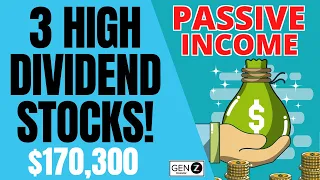 Best 3 HIGH Dividend Stocks To BUY For Passive Income!