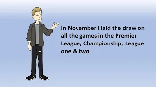 I laid the draw in every game in the Premier League, Championship, League One & Two